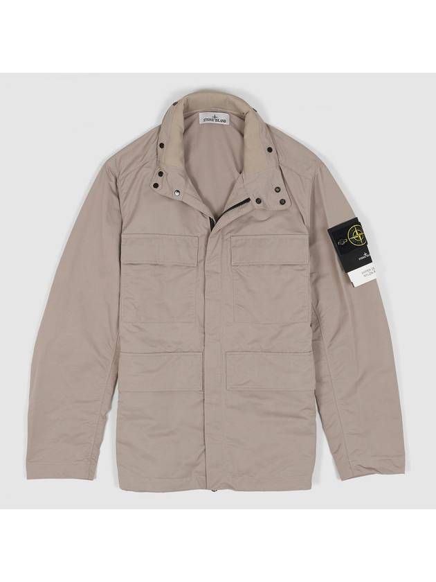 Hyper Dense Nylon Raso Field Jacket Dove Grey - STONE ISLAND - BALAAN 2