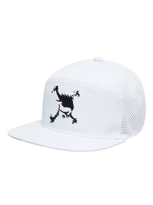 Skull Flat Brim 23.0 Snapback White - OAKLEY - BALAAN 1