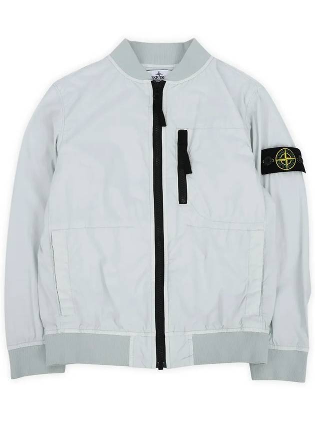 Kids Wappen Patch Bomber Jacket Green - STONE ISLAND - BALAAN 4