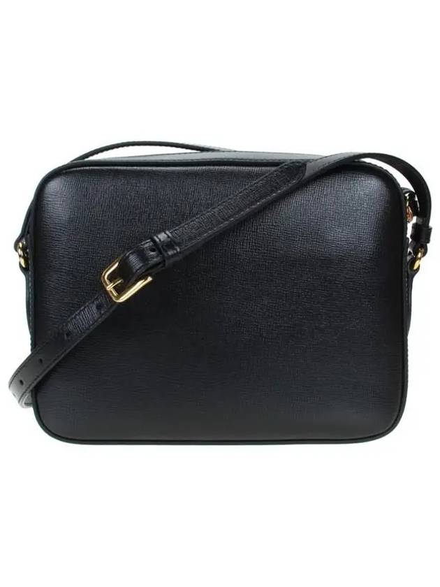 Horsebit 1955 Gold Plated Small Cross Bag Black - GUCCI - BALAAN.