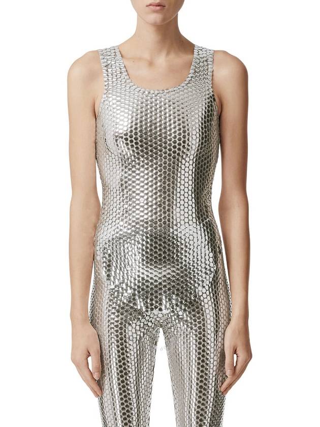 Burberry Alessia Sequin Tank Top, Brand Size 4 (US Size 2) - BURBERRY - BALAAN 2