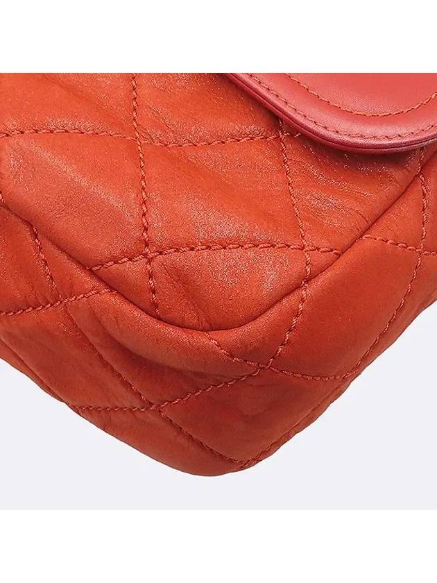 Red Lambskin IN THE MIX Flap Chain Shoulder Bag - CHANEL - BALAAN 4