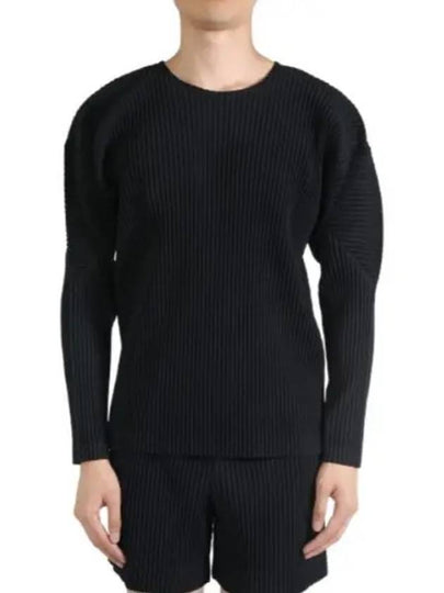 Basics Long Sleeve T-Shirt Black - ISSEY MIYAKE - BALAAN 2