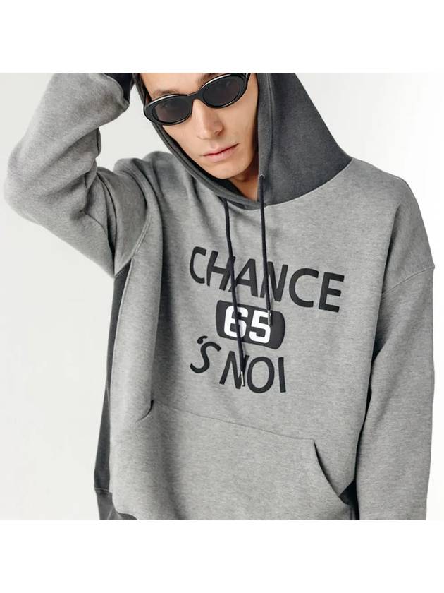 Unisex BAMXHD Basket Sweat Hoodie Mix Gray - CHANCE'S NOI - BALAAN 7