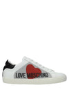 Love Moschino Low Top Sneakers White - MOSCHINO - BALAAN 2