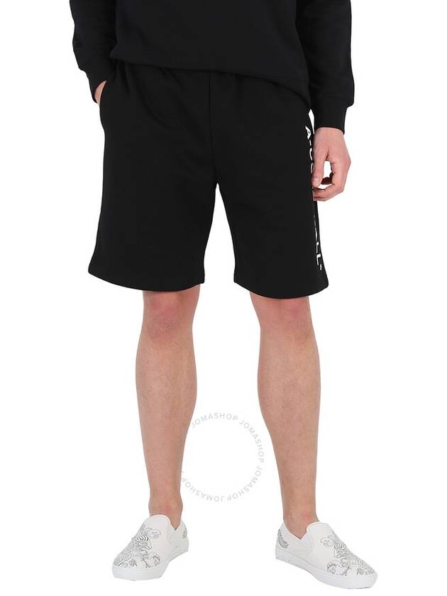 A Cold Wall Men's Black Essential Logo Print Shorts, Size Large - A-COLD-WALL - BALAAN 1