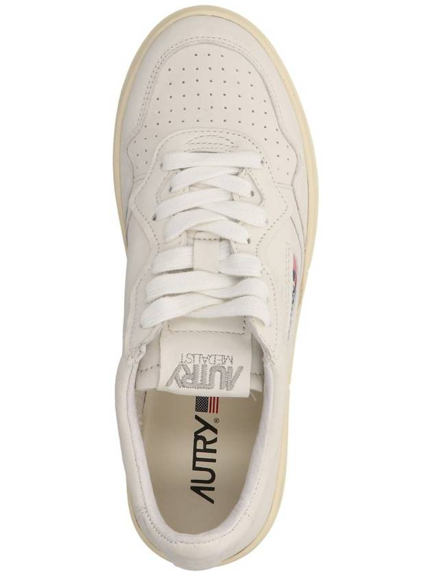 Medalist Goatskin Low Top Sneakers White - AUTRY - BALAAN 4