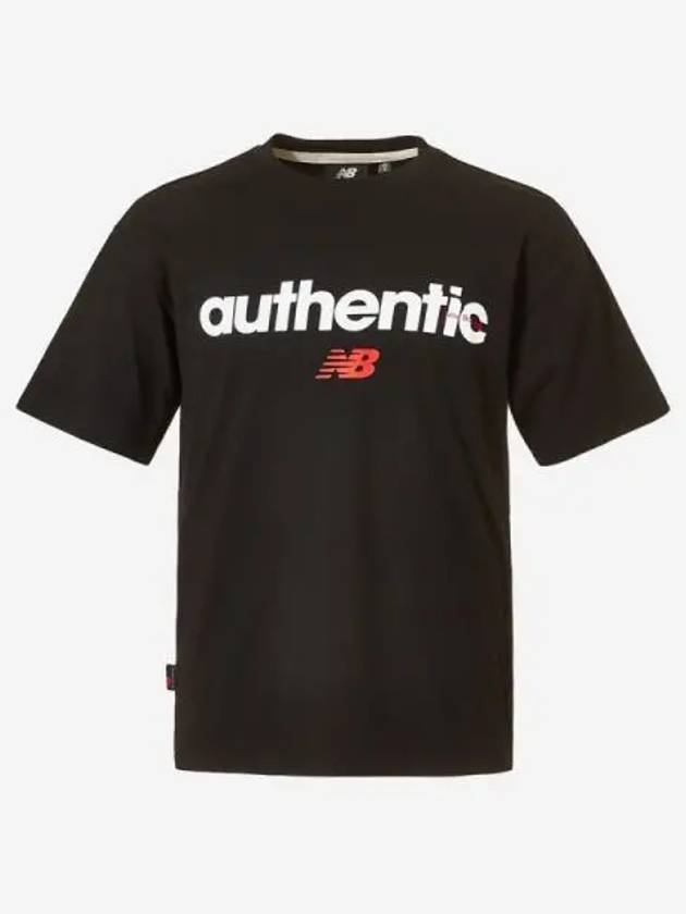 Uni Athletic Graphic Tee 19 Black - NEW BALANCE - BALAAN 1