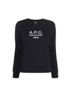 Women's Tina Logo Sweat Sweatshirt Black - A.P.C. - BALAAN 2