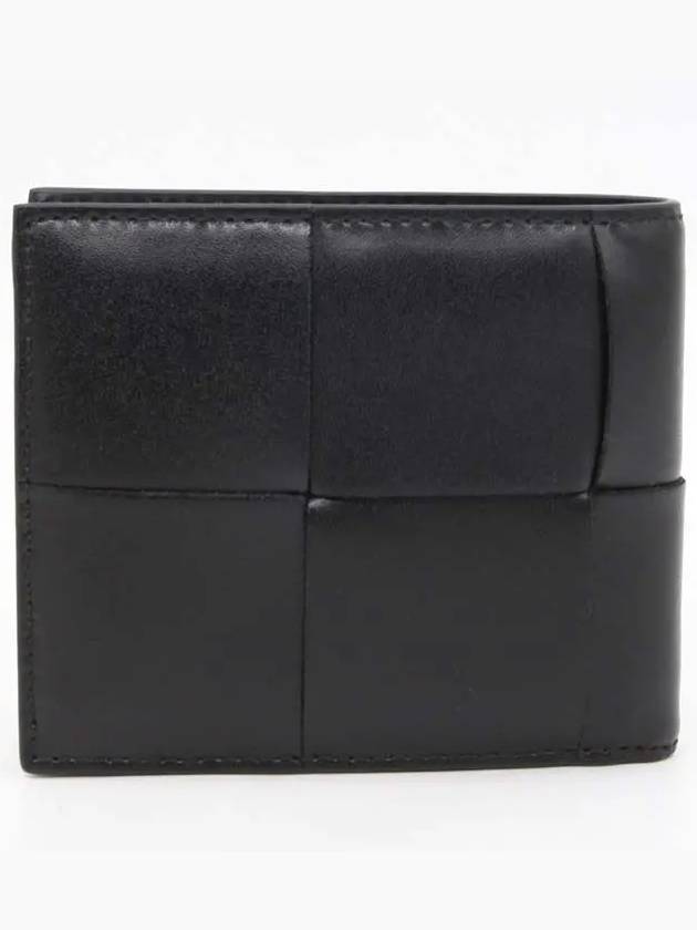 Intrecciato Half Wallet Black - BOTTEGA VENETA - BALAAN 3