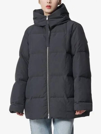 Zipper Quilted Hood Down Padding Black - JIL SANDER - BALAAN 2