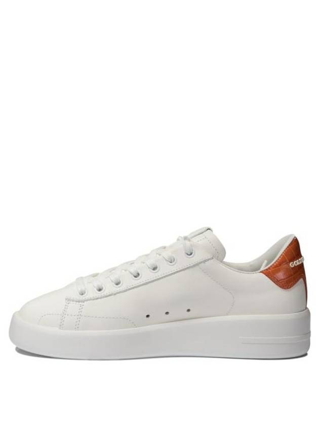 Pure Star Orange Tab Low Top Sneakers White - GOLDEN GOOSE - BALAAN 4