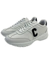 Runner CR02 Calfskin Lace-Up Low Top Sneakers White - CELINE - BALAAN 2