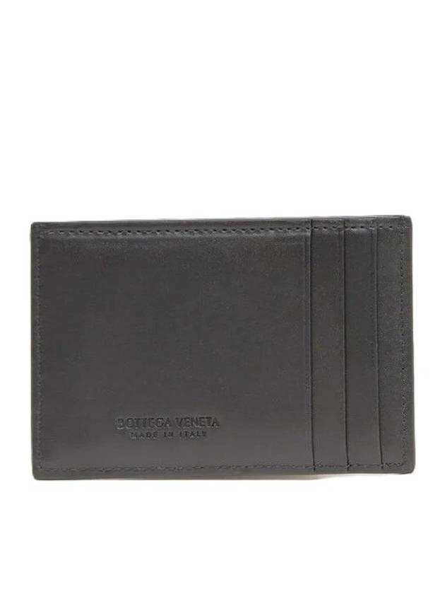 Intrecciato Cassette Card Wallet Black - BOTTEGA VENETA - BALAAN 3