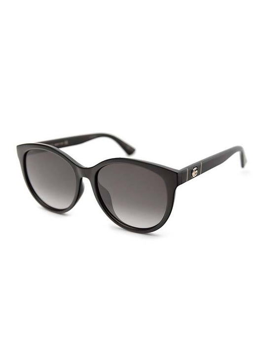 Eyewear GG Logo Gray Lens Sunglasses Black - GUCCI - BALAAN 1