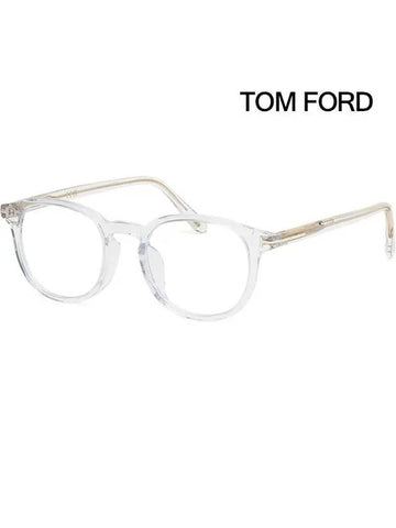 Blue light blocking glasses frame TF5795KB 026 Transparent horn rim fashion eye protection - TOM FORD - BALAAN 1