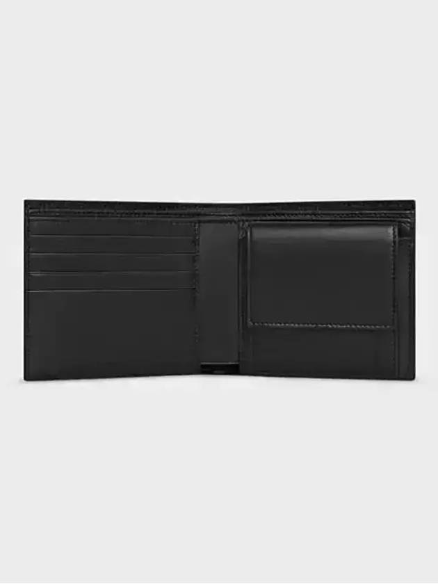 Two fold wallet Triomphe embossing calfskin black men s ring 10C873FQB 38SI - CELINE - BALAAN 5