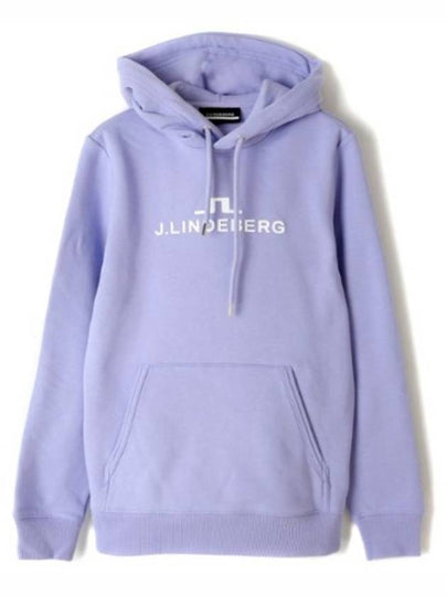 Alpha Logo Print Hoodie Sweet Lavender - J.LINDEBERG - BALAAN 2