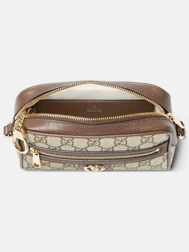 Ophidia GG Super Small Shoulder Bag Beige Ebony - GUCCI - BALAAN 9