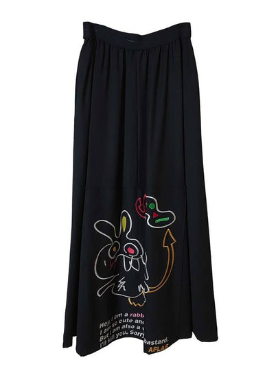 W Skirt 036 Black FST00801 - AFLAF - BALAAN 2