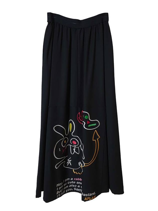 W Skirt 036 Black FST00801 - AFLAF - BALAAN 1