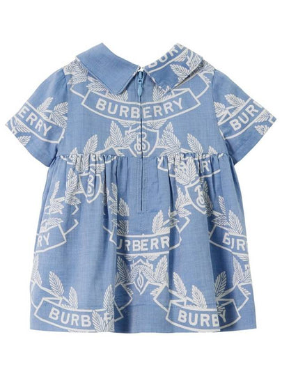 Burberry Babies Oak Leaf Crest Cotton Dress Set Size 6M - BURBERRY - BALAAN 2