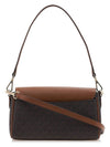 Fleur Small Logo Color Block Cross Bag Black Brown - MICHAEL KORS - BALAAN 4