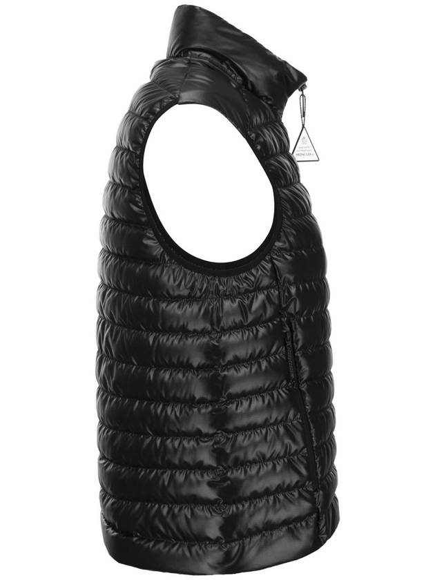 Valrs Logo Padded Vest Black - MONCLER - BALAAN 4