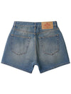 Men's Bermuda Wash Denim Shorts Light Blue - PRADA - BALAAN 3