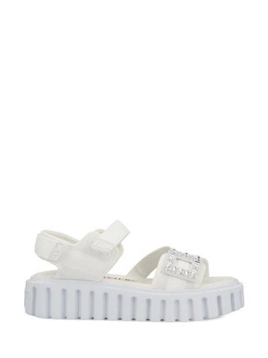 Viv Go Thick Sandals White - ROGER VIVIER - BALAAN 1