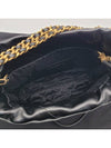 22 Gold Logo Shiny Calfskin Mini Shoulder Bag Black - CHANEL - BALAAN 11