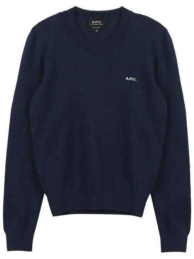 Sweater COEZJF23294IAK DARK NAVY BLUE - A.P.C. - BALAAN 2