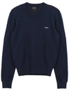 Sweater COEZJF23294IAK DARK NAVY BLUE - A.P.C. - BALAAN 7