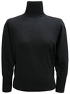 Talea Virgin Wool Knit Top Black - MAX MARA - BALAAN 2