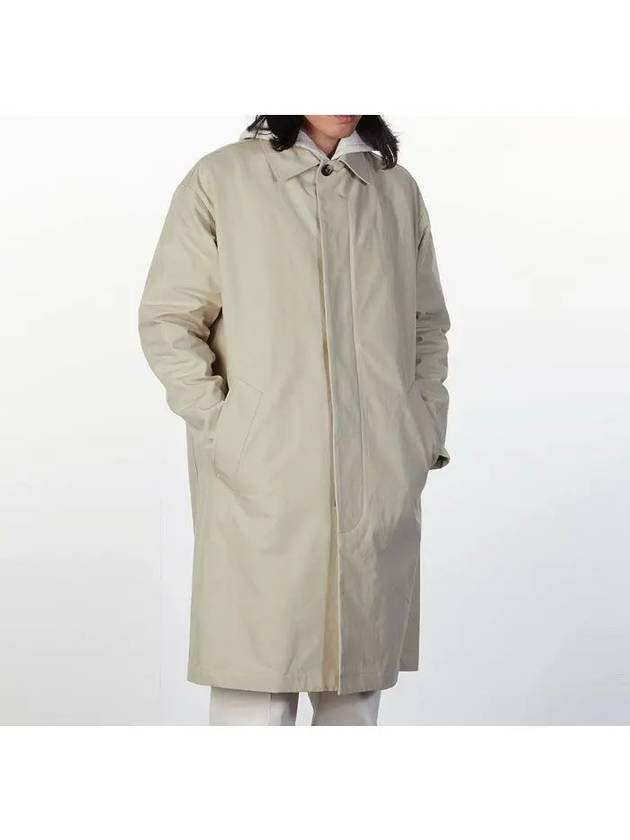 Men's Ryan Mac Coat Beige - A.P.C. - BALAAN.