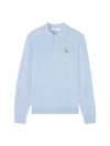 Dressed Fox Patch Polo Shirt Pale Blue - MAISON KITSUNE - BALAAN 2