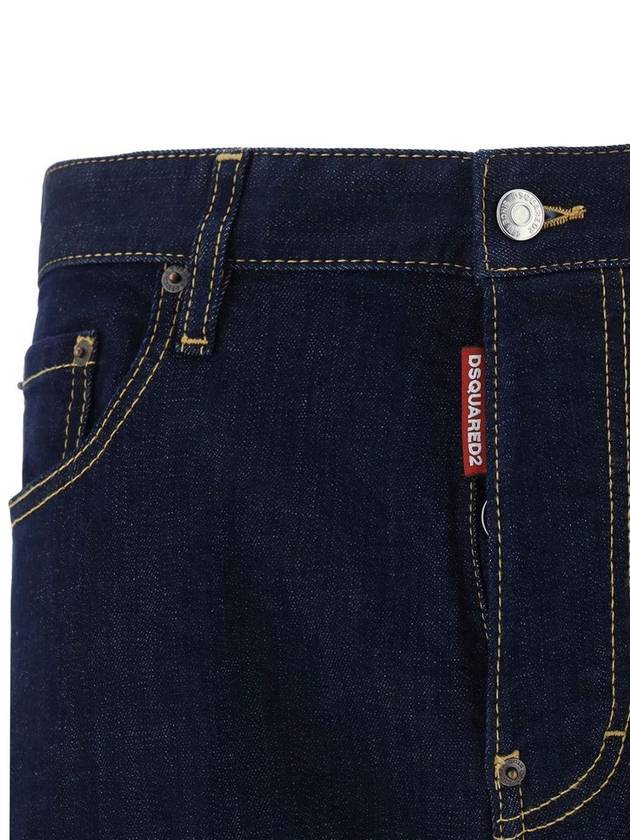 Logo Patch Slim Fit Jeans S74LB1421S30664 - DSQUARED2 - BALAAN 4