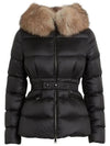 BOED Fur Quilting Padded Jacket Black 1A000 95 595FE 99M - MONCLER - BALAAN 1