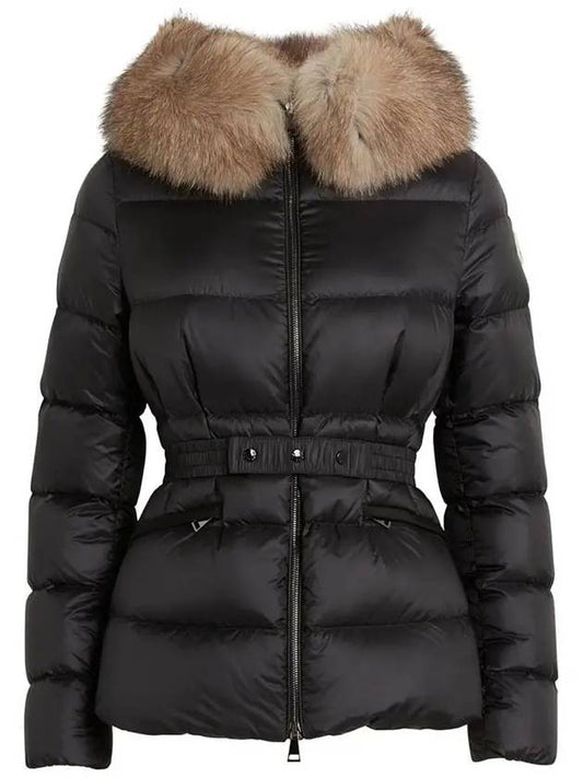 BOED Fur Quilting Padded Jacket Black 1A000 95 595FE 99M - MONCLER - BALAAN 1