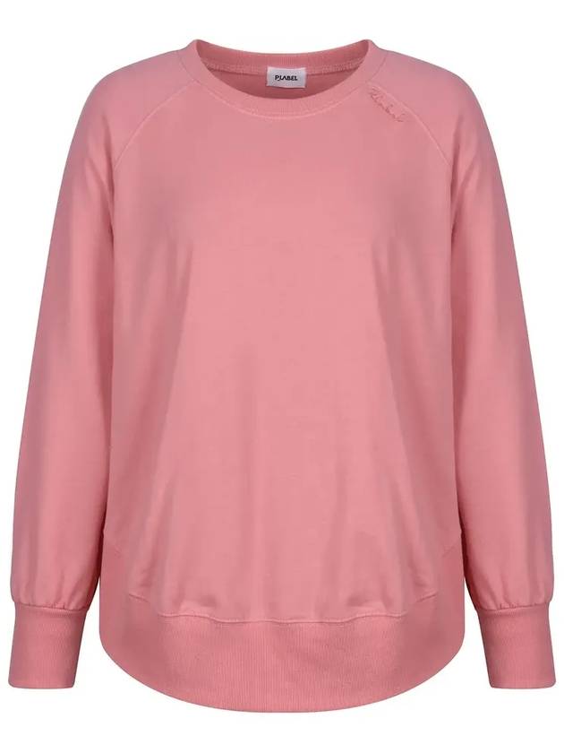 Hemline loose fit sweatshirt MW4SE481 - P_LABEL - BALAAN 1