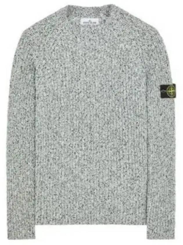 Compass Badge Cotton Knit Top Light Green - STONE ISLAND - BALAAN 2