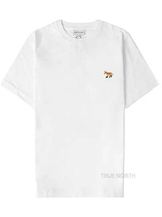 Baby Fox Patch Regular Short Sleeve T-Shirt White - MAISON KITSUNE - BALAAN 2