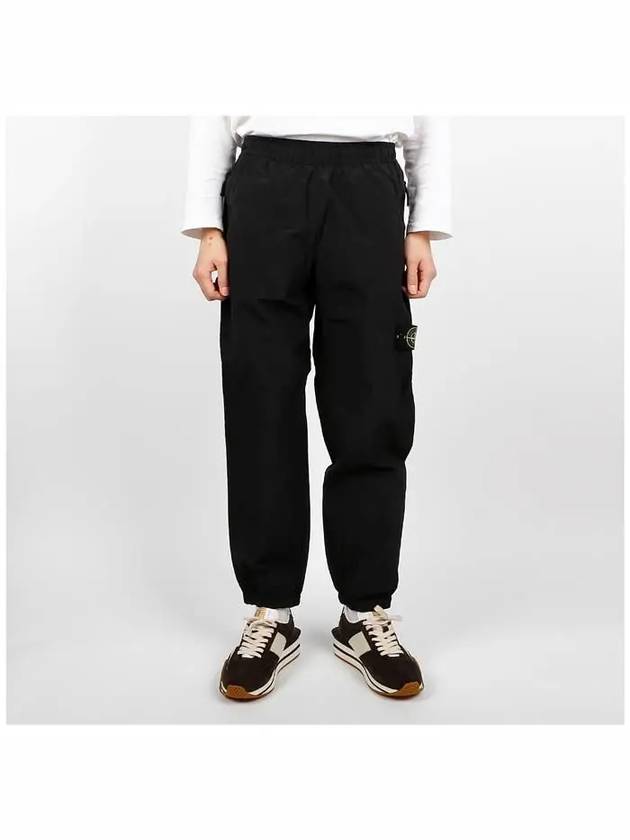 Econyl Regenerated Nylon Baggy Pants Black - STONE ISLAND - BALAAN 3