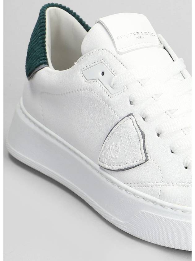 Temple leather low top sneakers white - PHILIPPE MODEL - BALAAN 6