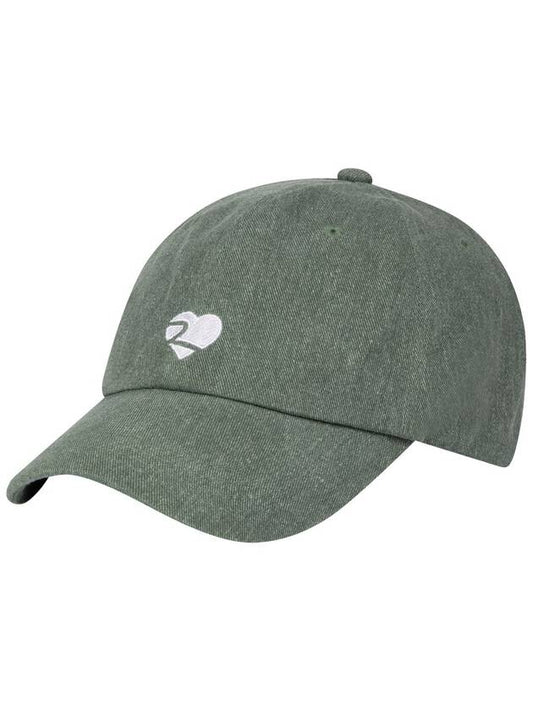 Unisex M 30 Heart Logo Ball Cap Khaki - MAVRK - BALAAN 1