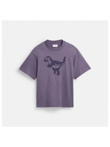 Lexi T Shirt in Organic Cotton CS619 PUR - COACH - BALAAN 1