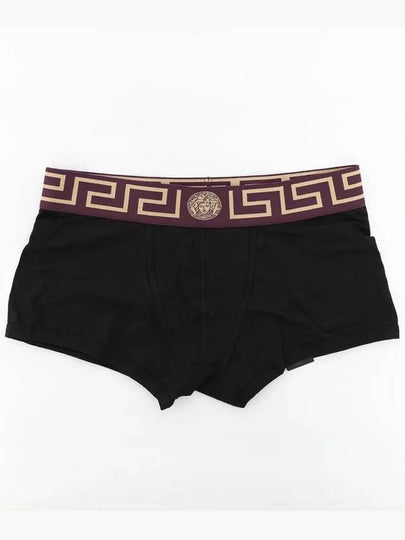 Greca Border Trunk Briefs Black Wine - VERSACE - BALAAN 2