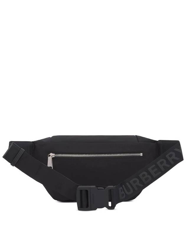 Logo Print Nylon Sonny Bum Belt Bag Black - BURBERRY - BALAAN 3