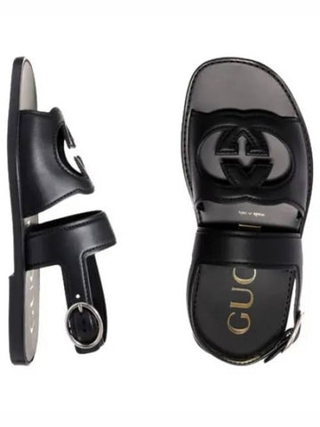 interlocking sandals men - GUCCI - BALAAN 1