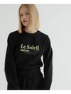 Luster Fruit Crop Sweat Shirt Black - LE SOLEIL MATINEE - BALAAN 3